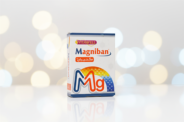 تصویر بسته‌بندی کپسول مگنیبان ویتاول، مکملی برای سلامت سیستم عصبی و عضلانی